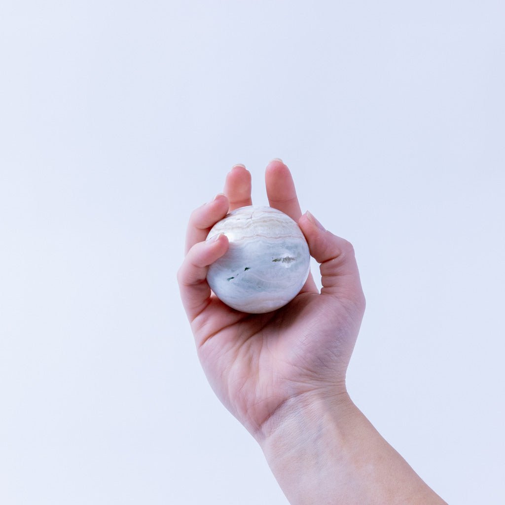 Caribbean Calcite Sphere - Small - K L N S