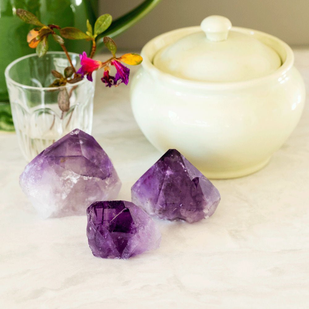Amethyst Rough Obelisk - Medium - K L N S