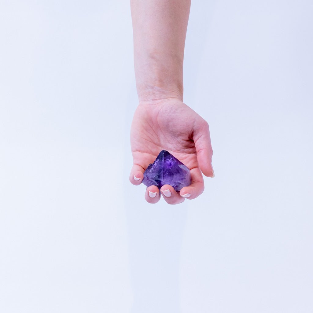 Amethyst Rough Obelisk - Medium - K L N S