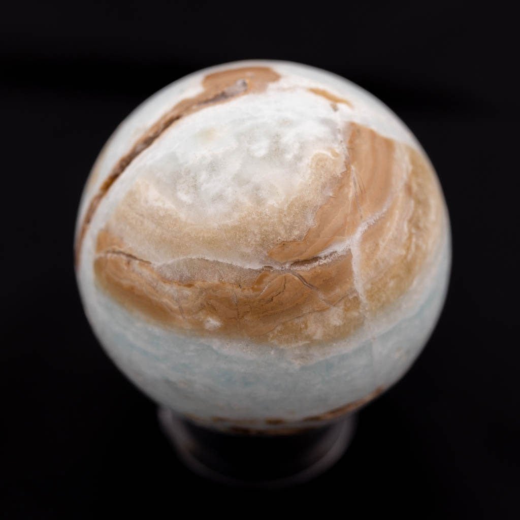 Caribbean Calcite Sphere - Small - K L N S