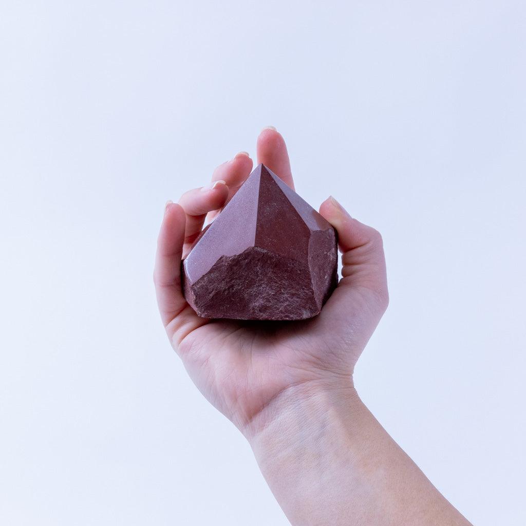 Jasper (Mookite) Rough Obelisk - Medium - K L N S