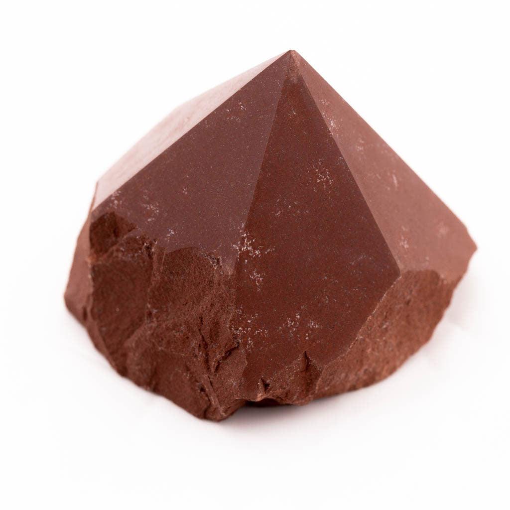 Jasper (Mookite) Rough Obelisk - Medium - K L N S