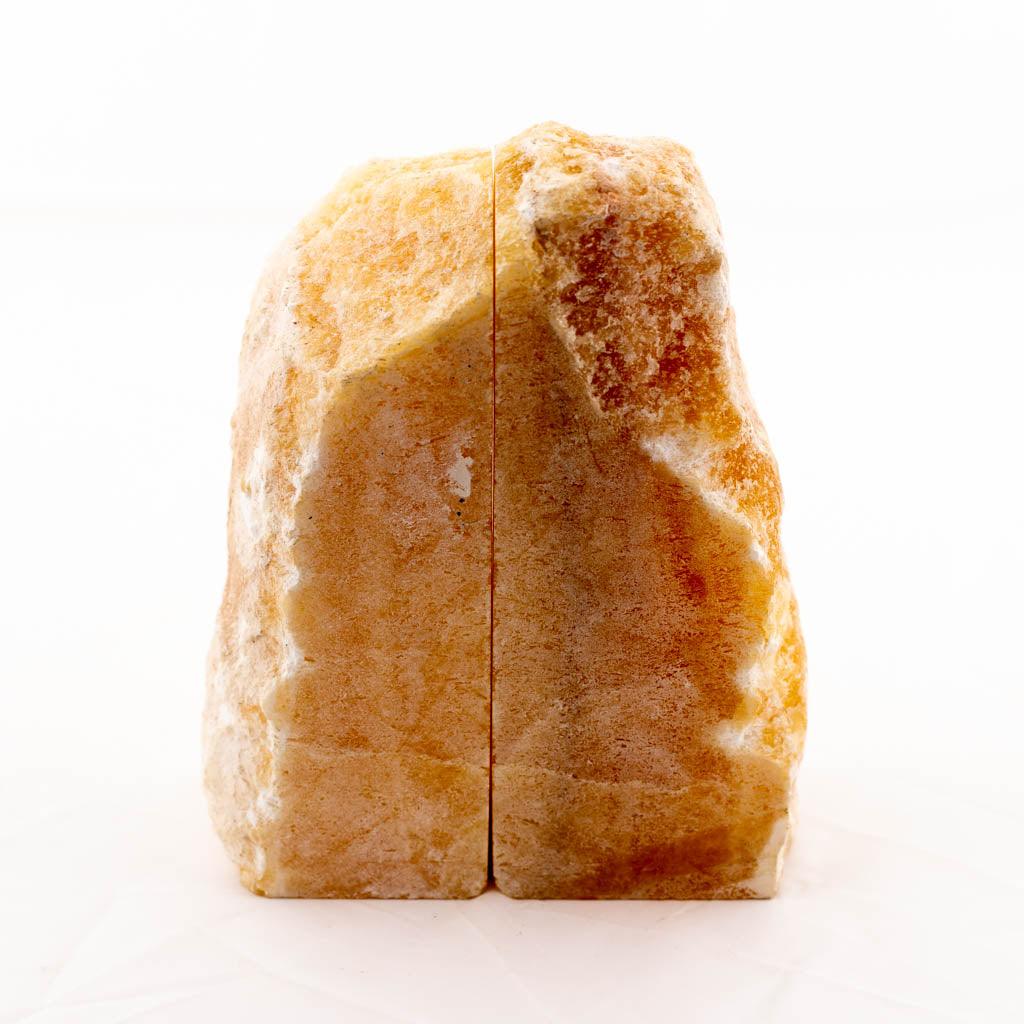 Yellow Calcite Bookends (Pair) - K L N S