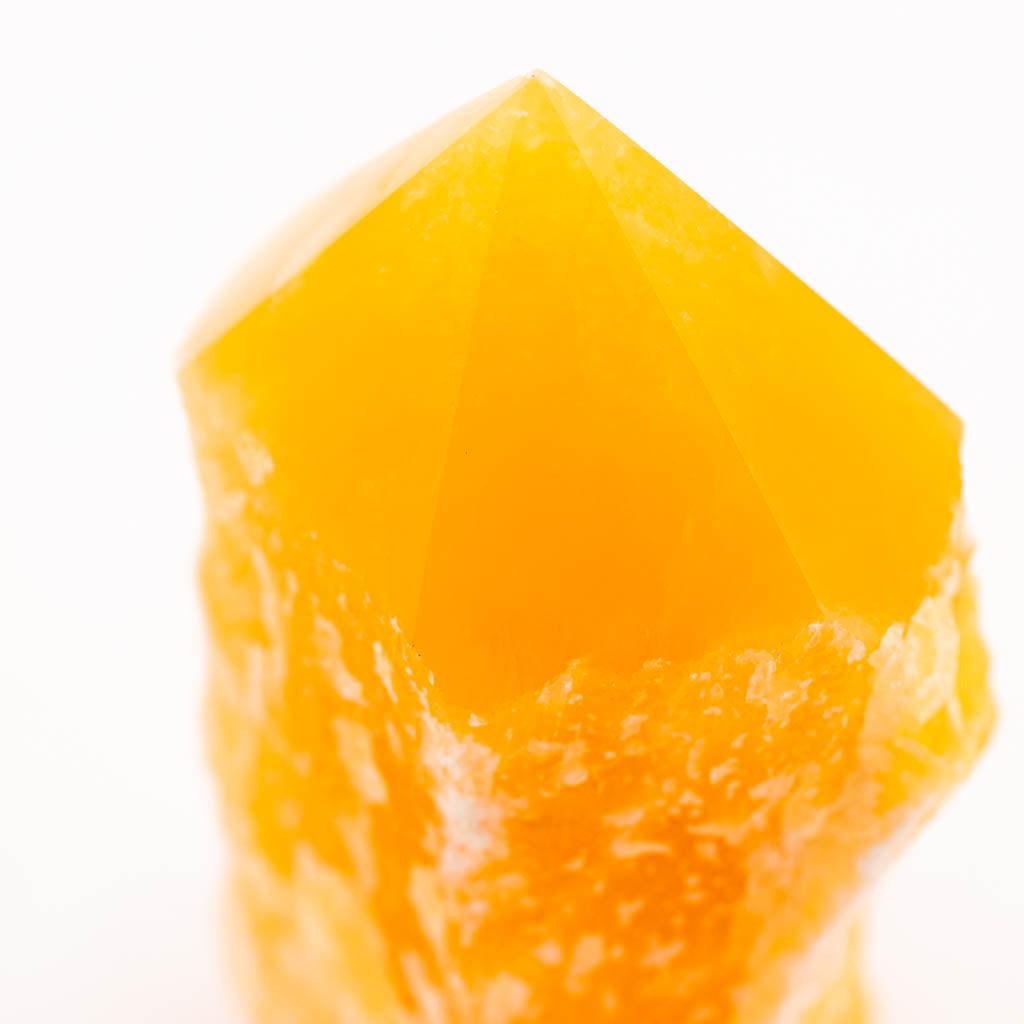 Yellow Calcite Rough Obelisk - Large - K L N S